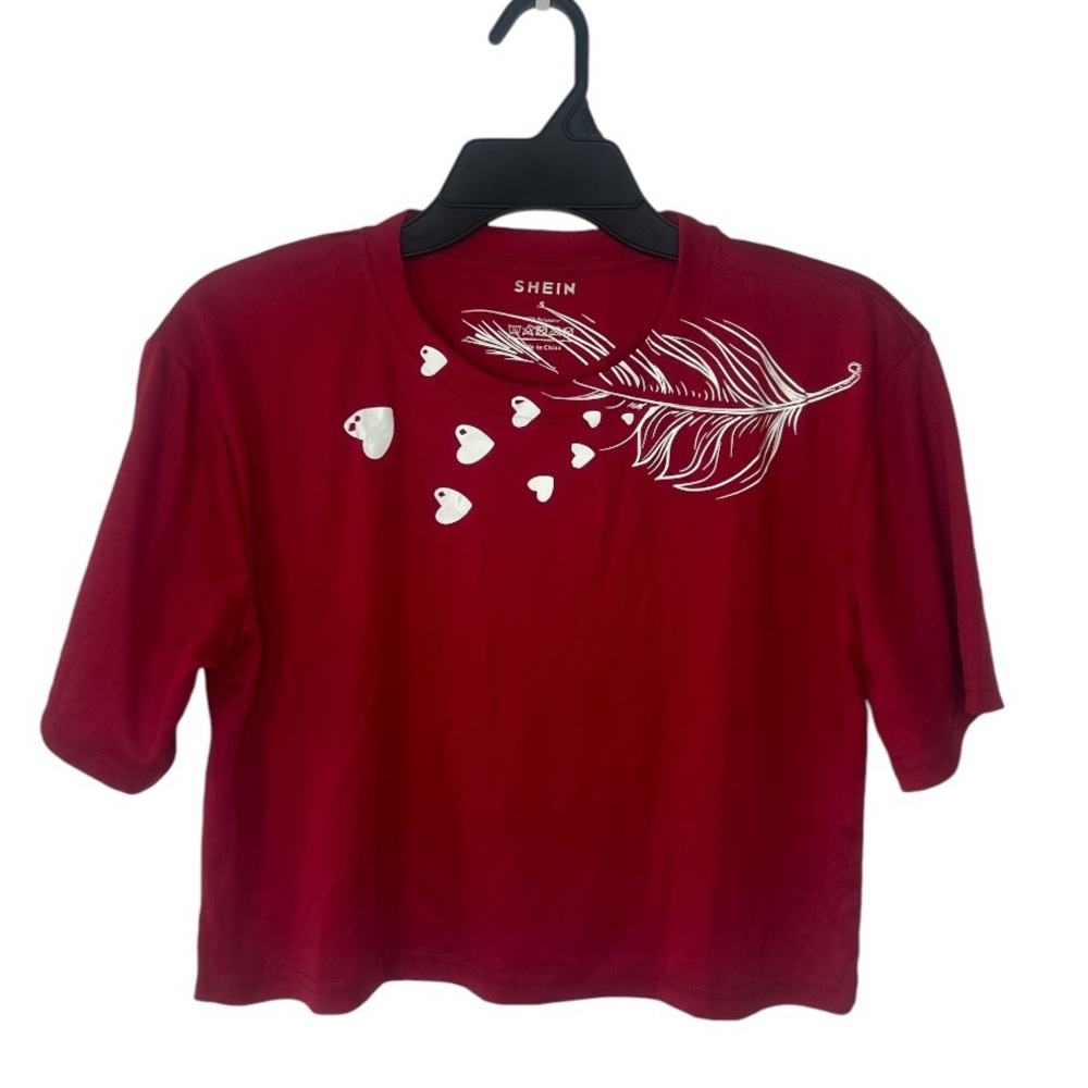 Women's Solid Color Crop Top With Short Sleeves And Round Neckline